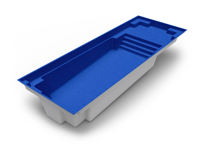 The Echo fibreglass swimming pool design in Laguna colour - by Nexus Pools Australia