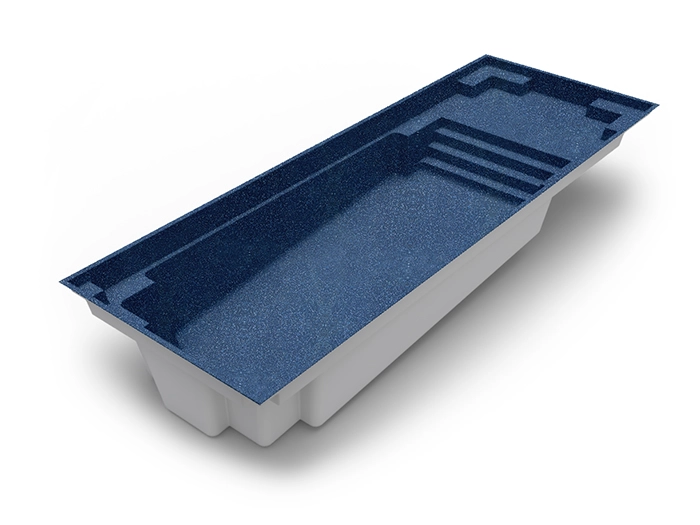 The Echo fibreglass swimming pool design in Onyx colour - by Nexus Pools Australia