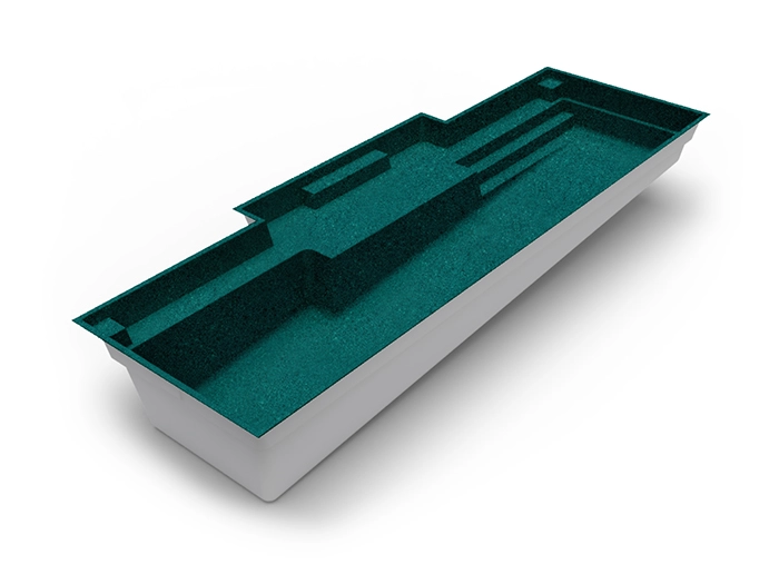 The Eternal in Nebula colour: fibreglass swimming pool design by Nexus Pools Australia