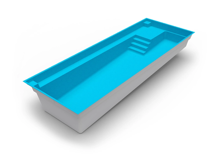 The Unity in Oasis colour: fibreglass swimming pool design by Nexus Pools Australia