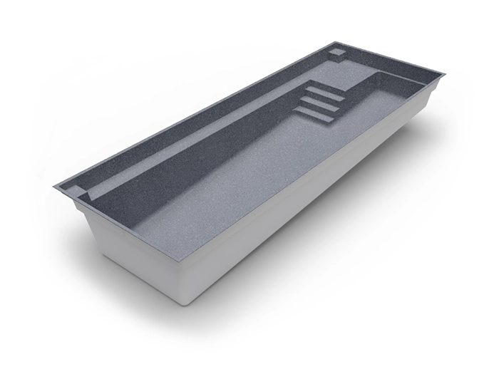 The Unity in Orion colour: fibreglass swimming pool design by Nexus Pools Australia