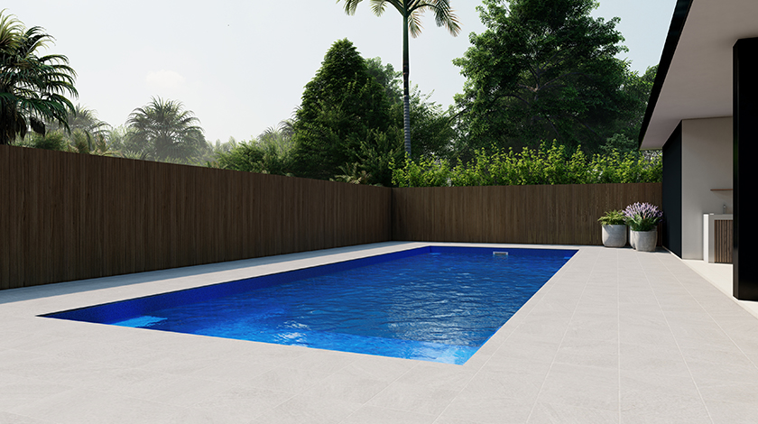 The Echo inground fibreglass swimming pool by Nexus Pools