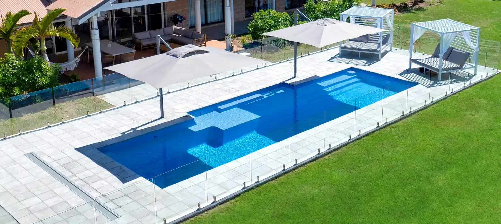 The Eternal fiberglass pool design by Nexus Pools