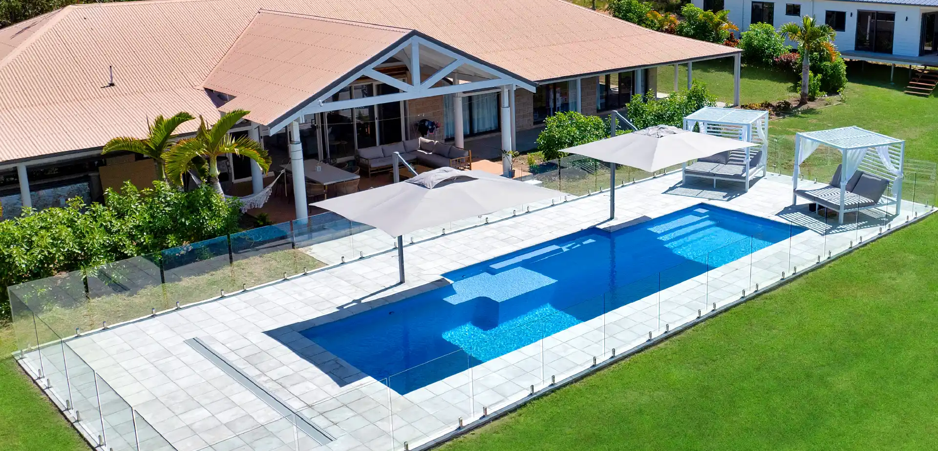 The Eternal fiberglass pool design by Nexus Pools