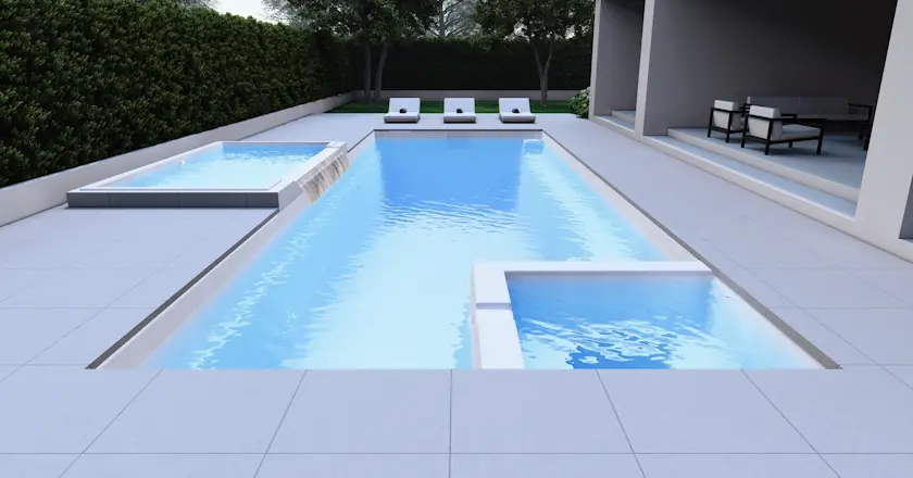 The Laze Splash Deck with Spillover