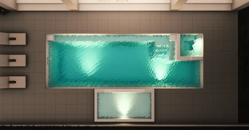 The Laze Splash Deck with Spillover