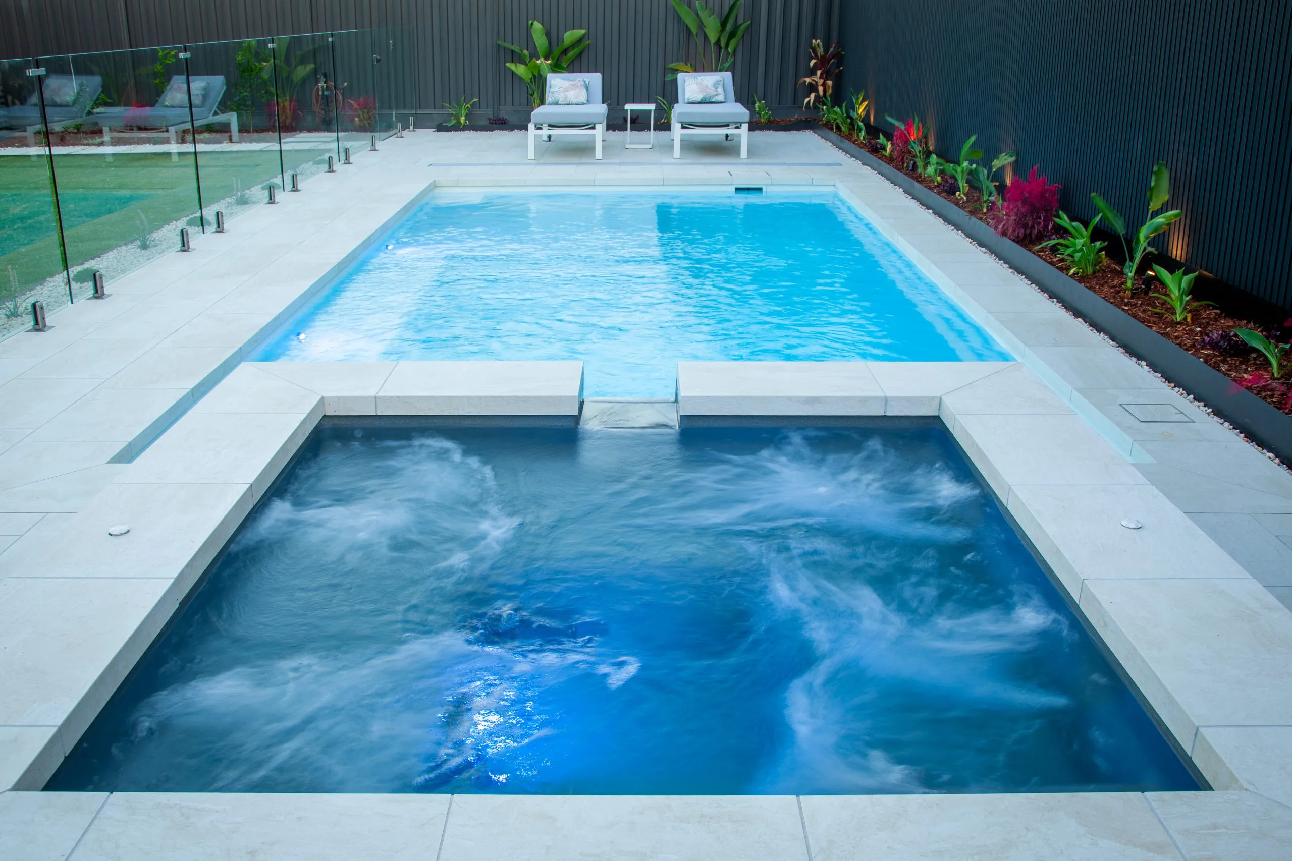 IMG NP AU Unity 7 Haven Overflow Tanzanite Rowville 005 The Unity 7.00m in Pearl and The Haven Spa with Overflow
