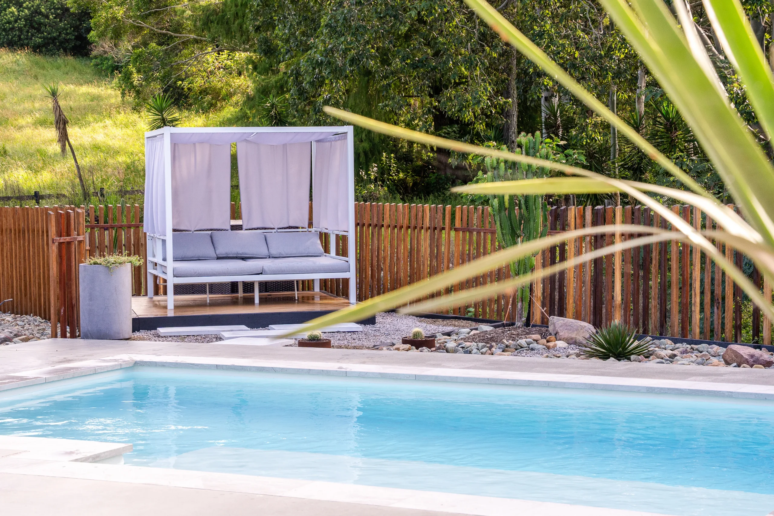 The Eternal 9.15m in Pearl installed by Nexus Pools Sunshine Coast North