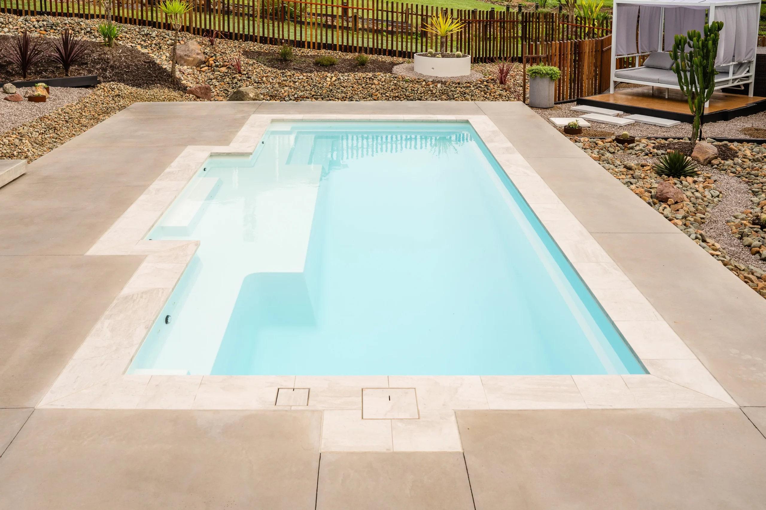 The Eternal 9.15m in Pearl installed by Nexus Pools Sunshine Coast North