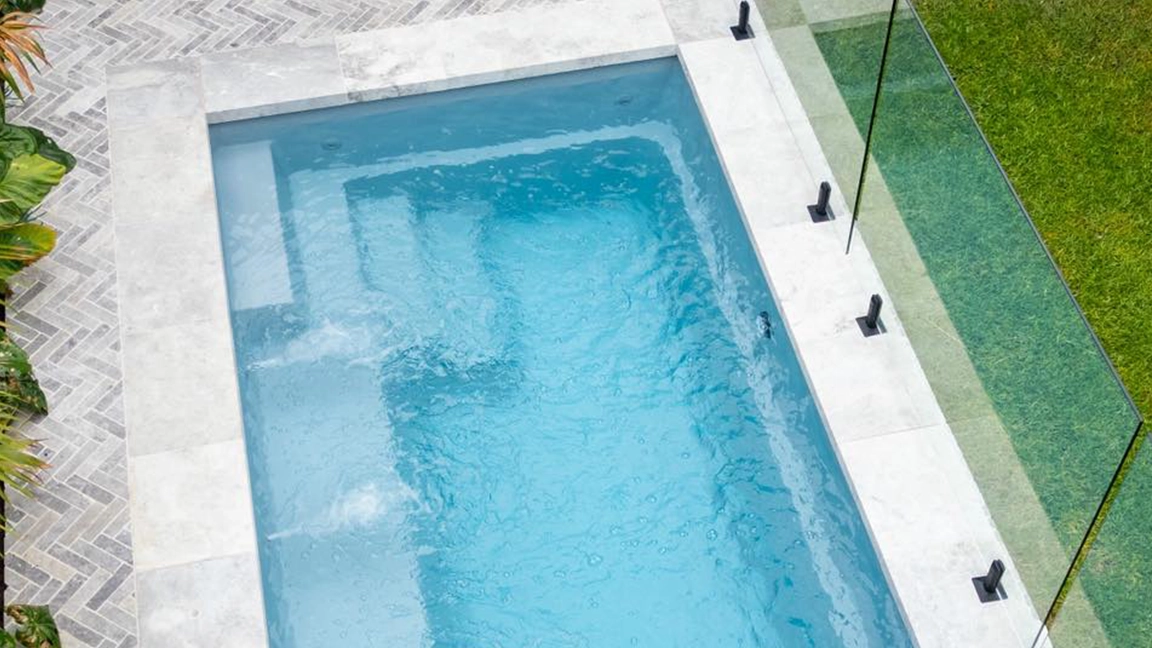 The Eternal 9.15m in Pearl installed by Nexus Pools Sunshine Coast North