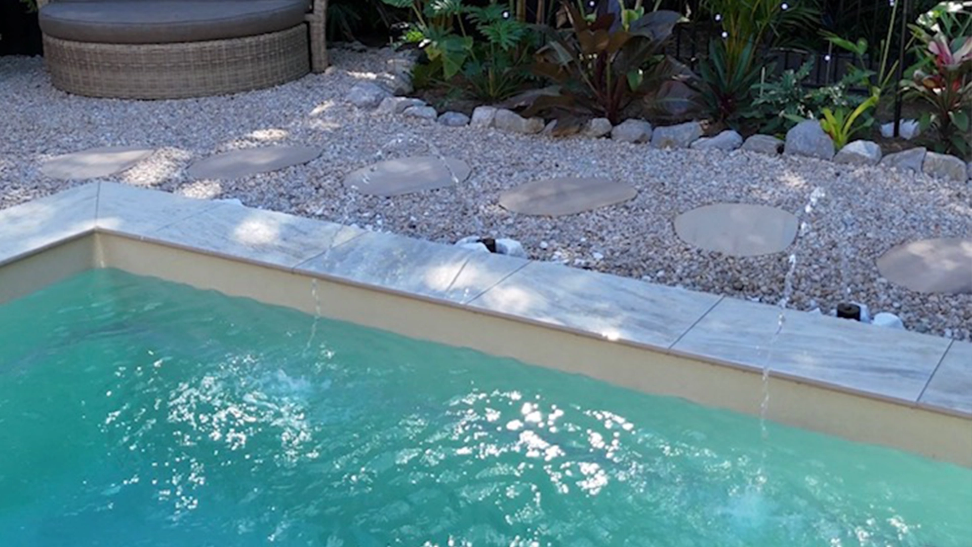 NP AU Eternal 6.1 Beach NP Gladstone 001 The Eternal 6.10m in Beach installed by Nexus Pools Gladstone